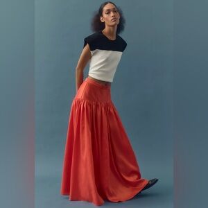 NWT Hutch Drop-Waist Maxi Skirt